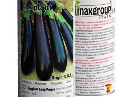 AGRIMAX CAN EGGPLANT H-LONG PURPLE