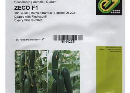 SEED CUCUMBER- ZECOF1 500 SEED PKT