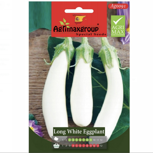 AGRIMAX HOBBY LONG WHITE EGGPLANT