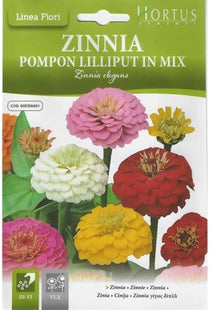 ZINNIA POMPON LILLIPUT IN MIX